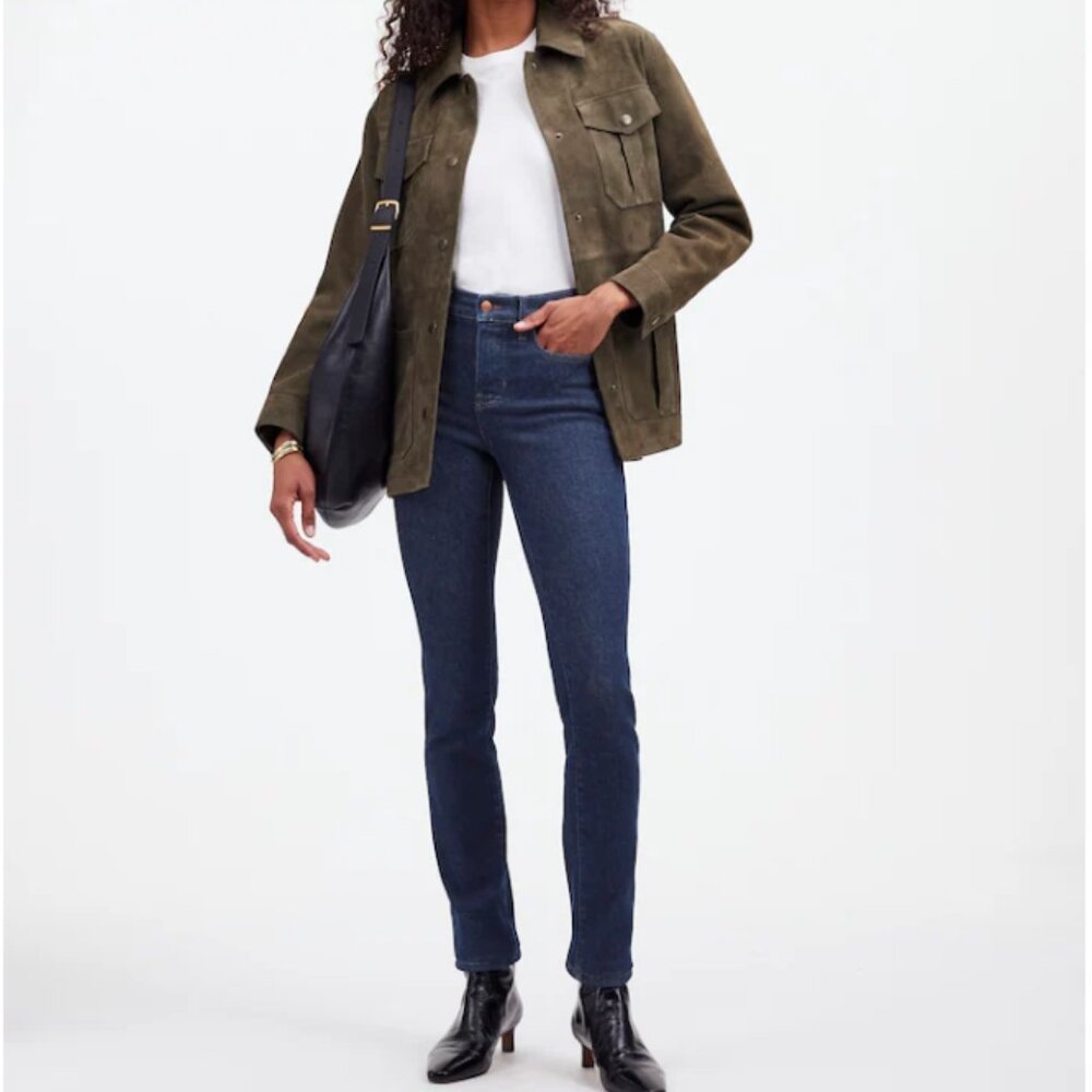 Madewell Stovepipe Cut Medium Dark Wash Jeans - Size 25P (2P)